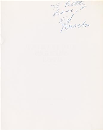 EDWARD RUSCHA. A fine collection including 13 of Ruschas renowned artists books.